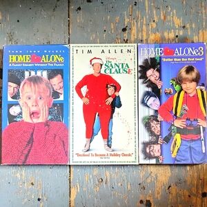 Home Alone and The Santa Clause VHS Set
